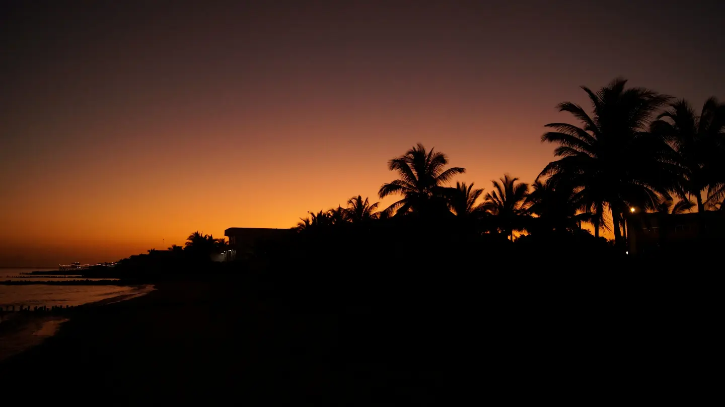 À quoi ressemble la vie à Chelem - couché de soleil.